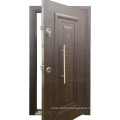 Pakistan anti-rust silver long handle exterior entrance security steel armored door for house